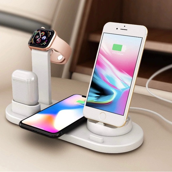 *New Black Multi-Function iPhone/android charger, watch, AirPod Charging Stand.* - Picture 3 of 8